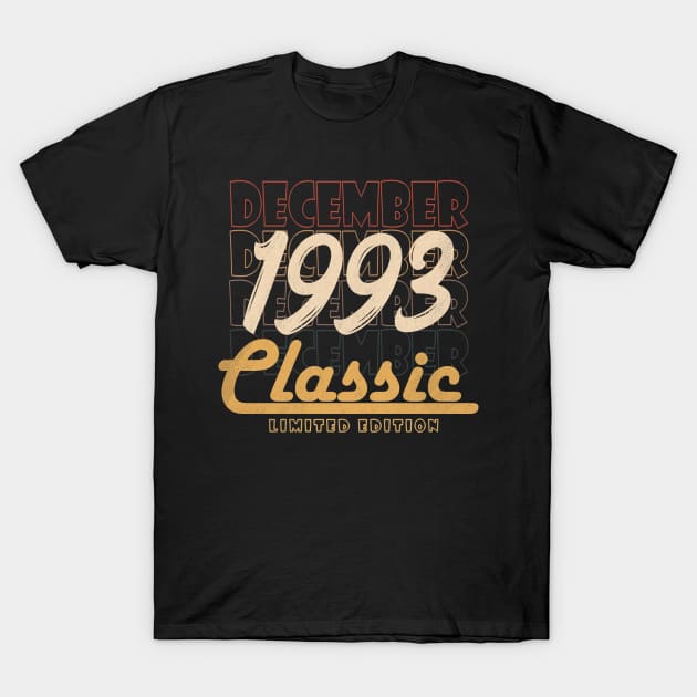 december 1993 birthday T-Shirt by BizZo